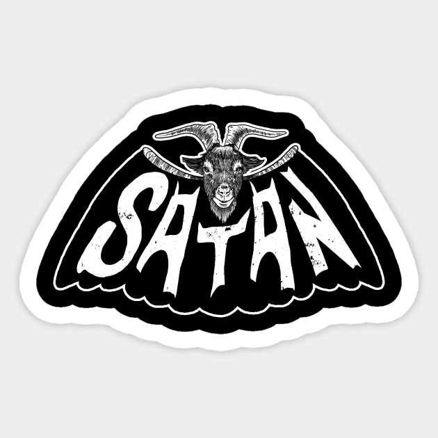 Satan Sticker by absolemstudio